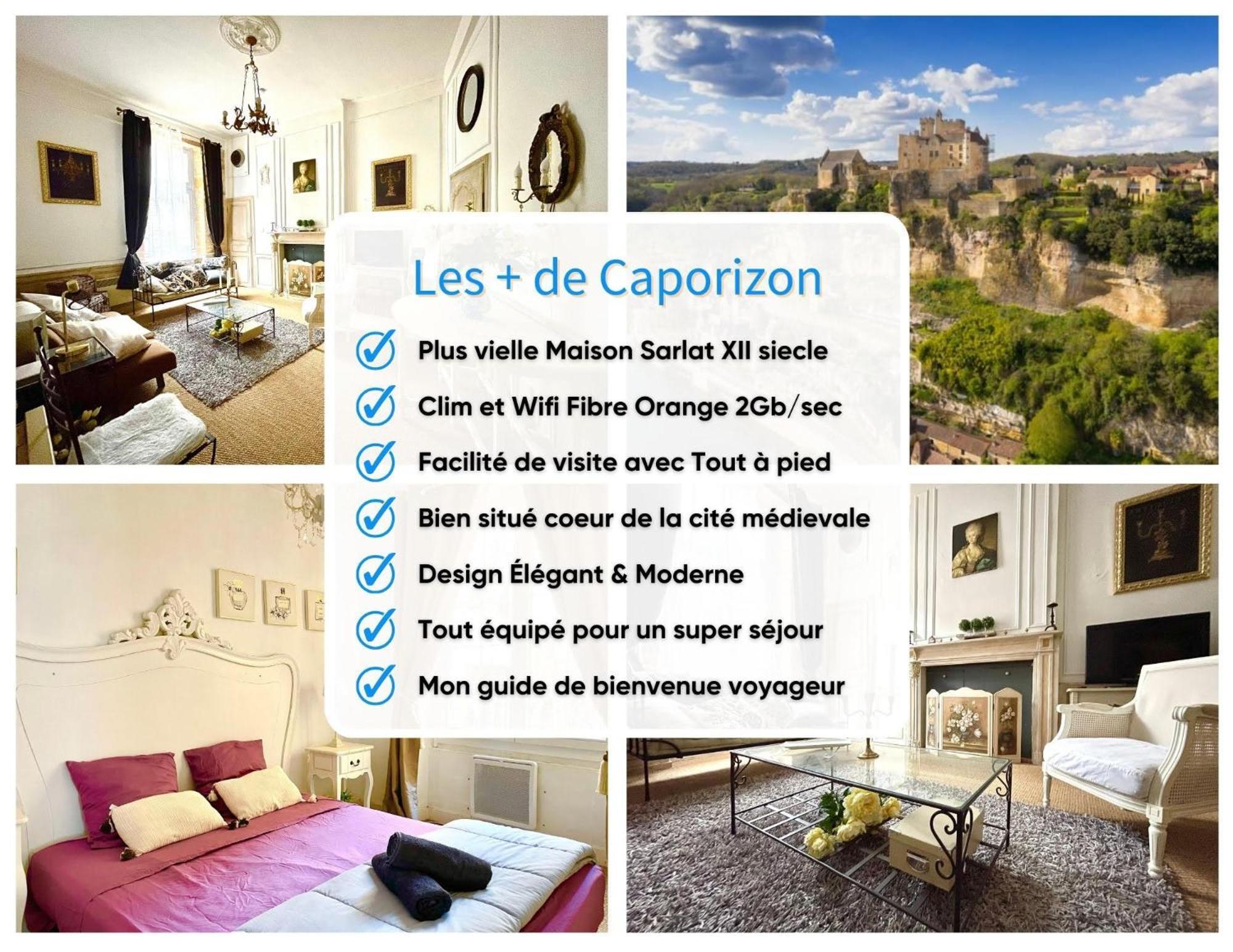 Apartment Caporizon-sarlat L'elegance-t2 Plein Centre Cite Medievale *