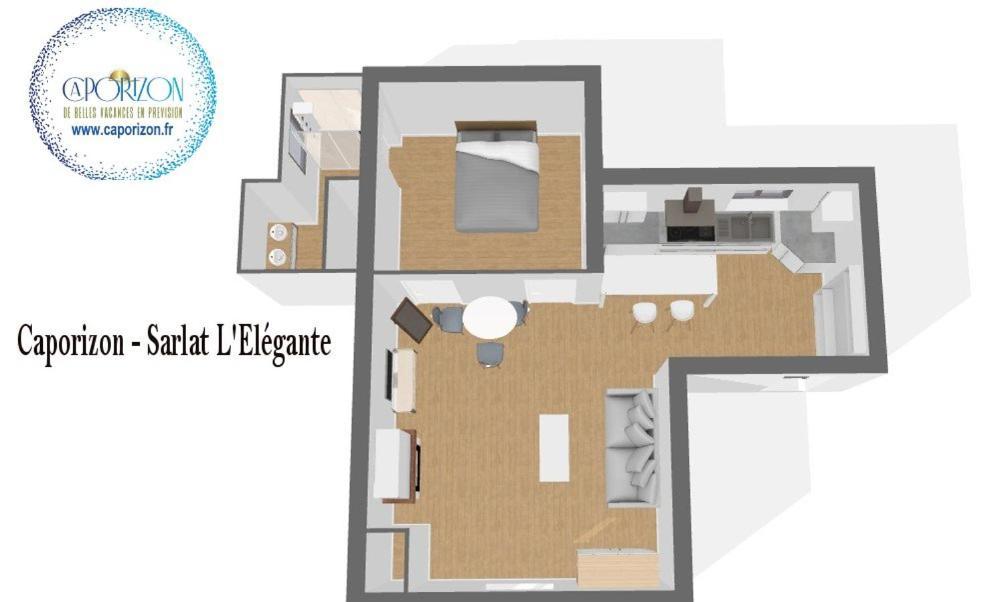 Caporizon-sarlat L'elegance-t2 Plein Centre Cite Medievale Apartment Sarlat-la-Caneda